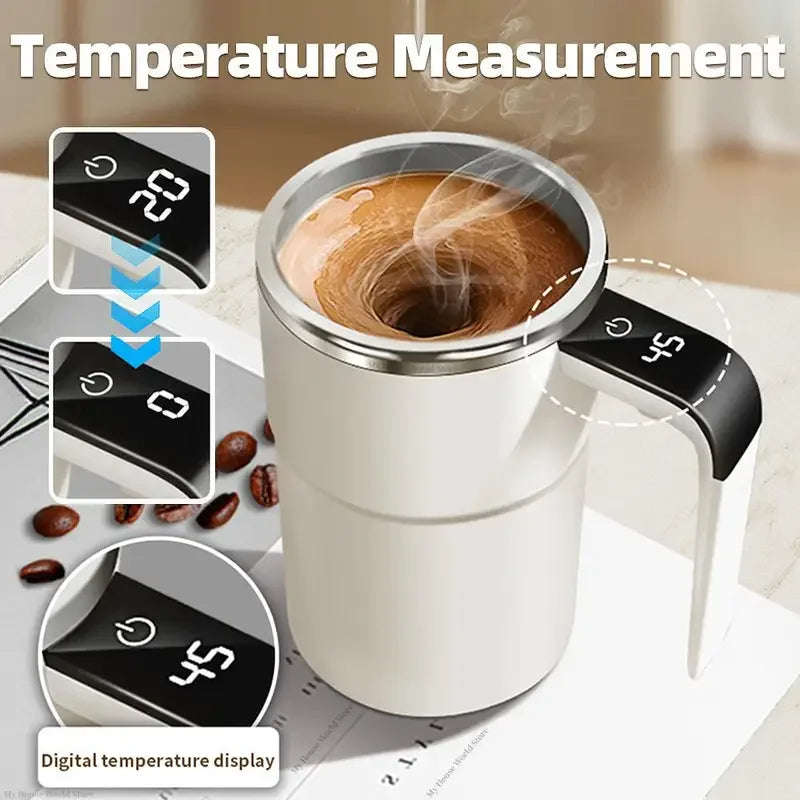 Magnetic Auto-Stir Smart Coffee Mug