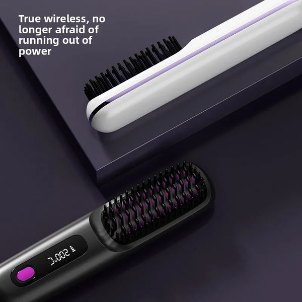 GlowSmooth Wireless Hair Comb Styler